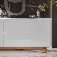 Buffet Aparador Para Sala De Jantar 163cm Flow Branco - Ej Móveis - 7