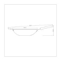 Wok Tramontina Loreto Alumínio Com Revestimento Interno Antiaderente Starflon T1 Cabo Baquelite Grafite 32 Cm 4,4 L - 5