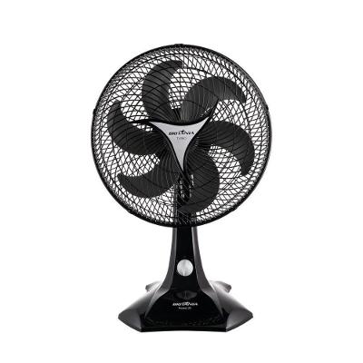 Ventilador De Mesa/parede 2 Em 1 Maxx Force Turbo 60w 6p 30cm 127v Protect Preto Britania