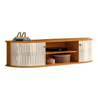 Rack Bancada De Tv 60 Pol 136cm Helena Z10 Off/cinamomo - Mpozenato - 1