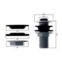 Válvula Para Lavatório Click Blukit 101650 Cromada - 5