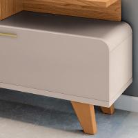 Rack Bancada Para Tv 70 Pol 200cm 3 Portas Amago H01 Off White/cinamomo - Mpozenato - 6