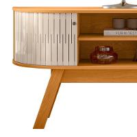 Rack Bancada De Tv 55 Pol 136cm Alana Z10 Off/cinamomo - Mpozenato - 5