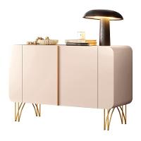 Balcão Aparador Buffet 2 Portas Pé Metal Benvy H01 Off White - Mpozenato - 1