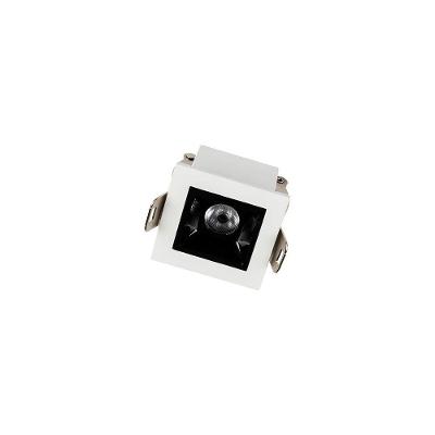 Spot De Embutir Taschibra Arch Pontual Led 2w Bivolt Branco/preto 2700k Luz Amarela 15090430