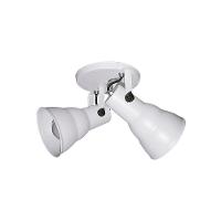 Spot Direcionável Taschibra Hol Circular Para 2 Lâmpadas E27 Bivolt Branco 03010026-01 - 1