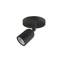 Spot Direcionável De Sobrepor Taschibra Direct Circular Led Mr16 4w Bivolt Preto 3000k Luz Amarela 15090207 - 1
