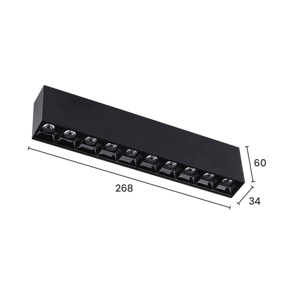 Spot De Sobrepor Taschibra Arch Pontual Led 20w Bivolt Preto 2700k Luz Amarela 15090426 - 2