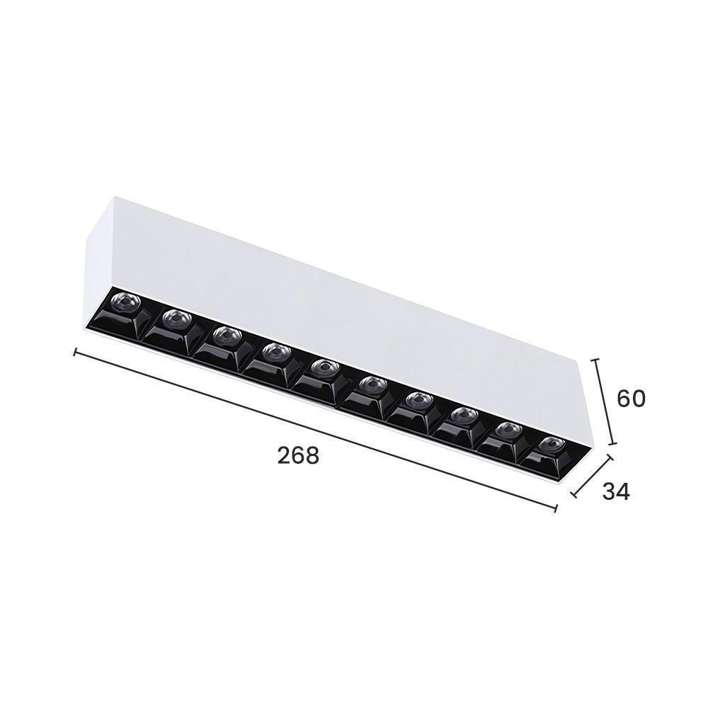 Spot De Sobrepor Taschibra Arch Pontual Led 20w Bivolt Branco/preto 2700k Luz Amarela 15090427 - 2