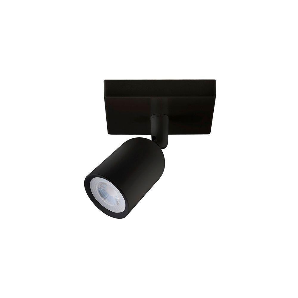 Spot Direcionável De Sobrepor Taschibra Direct Linear Led Mr16 4w Bivolt Preto 6500k Luz Branca 15090221 - 1