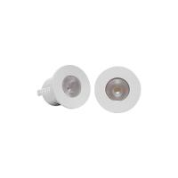 Kit 2 Spots De Embutir Para Móvel Taschibra Pik Redondo Led 1w Bivolt Branco 6500k Luz Branca 15090321 - 1