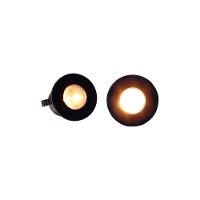 Kit 2 Spots De Embutir Para Móvel Taschibra Pik Redondo Led 1w Bivolt Preto 3000k Luz Amarela 15090320 - 2