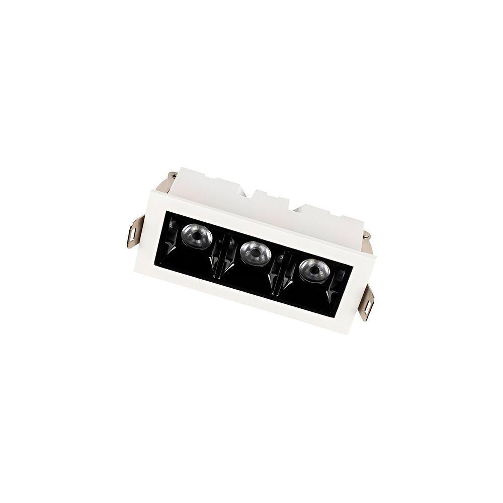 Spot De Embutir Taschibra Arch Pontual Led 6w Bivolt Branco/preto 2700k Luz Amarela 15090433 - 1