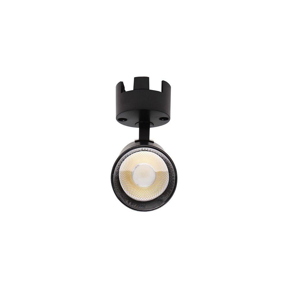 Spot Direcionável Para Trilho Eletrificado Taschibra Doppio Led Mr16 7w Bivolt Preto 3000k Luz Amarela 15090412 - 2
