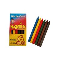 Giz De Cera Infantil Com 6 Cores 9cm - Magix - 2