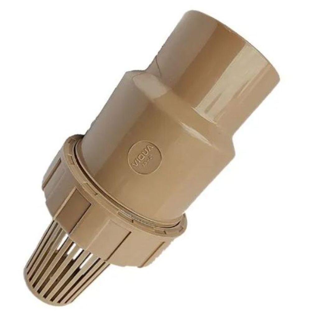 Válvula De Retenção Pvc Roscavel 1.1/2 Polegada- Viqua - 4