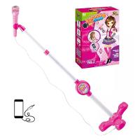 Microfone Karaoke Com Pedestal Use No Celular Cantar Criança Musica Menina - 8