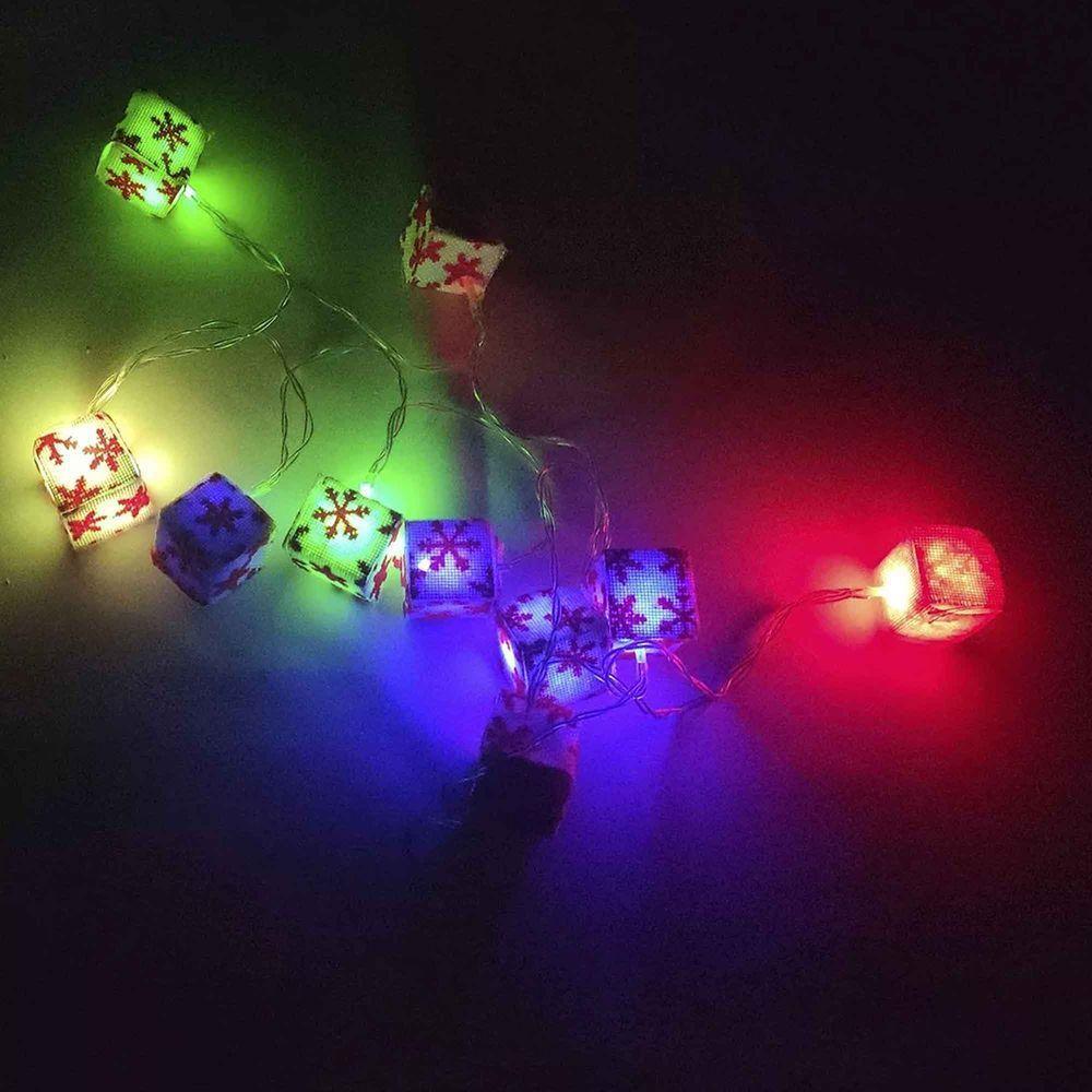 Pisca Pisca Natal Natalino Caixa Presente Leds Iluminaçao Decoraçao Casa Janela Empresa Casa Comemoraçao Empresa - 5