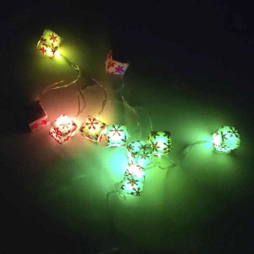 Pisca Pisca Natal Natalino Caixa Presente Leds Iluminaçao Decoraçao Casa Janela Empresa Casa Comemoraçao Empresa - 7