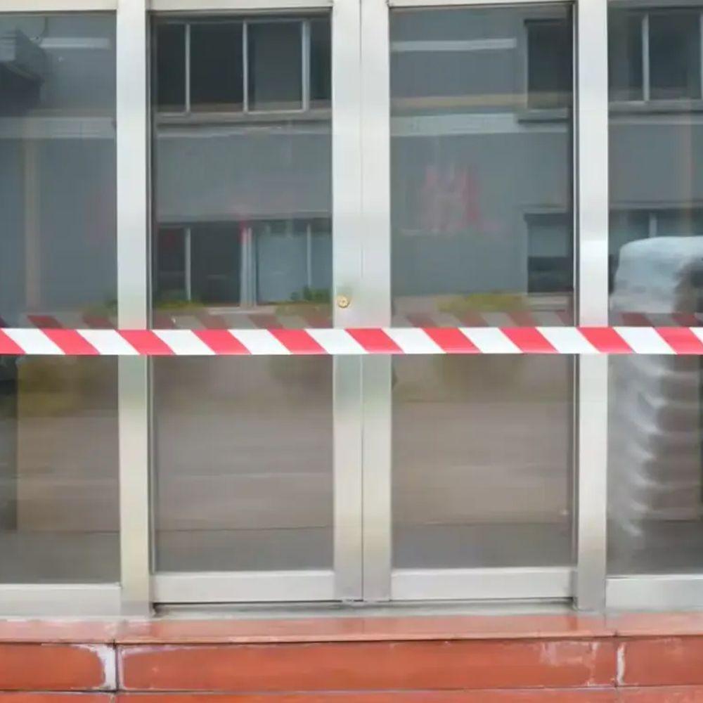 Fita Sinalizaçao 200 Metros Zebrada Segurança Isolamento Proteçao Acesso Restrito Sem Cola Demarcaçao - 5