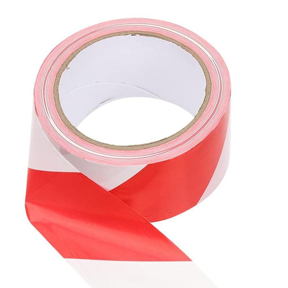 Fita Sinalizaçao 200 Metros Zebrada Segurança Isolamento Demarcaçao Proteçao Sem Cola Acesso Indicaçao Area Restrita - 1