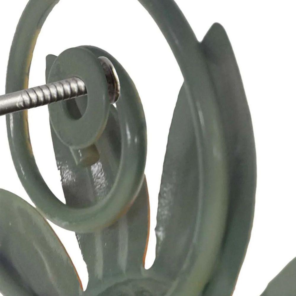 Gancho Metal Kit 4 Uni Enfeite Girassol Parede Pendura Chaves Bone Bone Decoraçao Organizaçao Sala Casa - 4