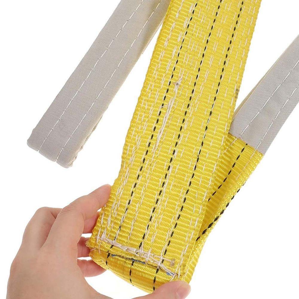 Cinta Elevaçao Carga 3 Toneladas 5 Metros Reforçada Resistente Construçao Obra Guincho Guindaste Mudança Multiuso - 2