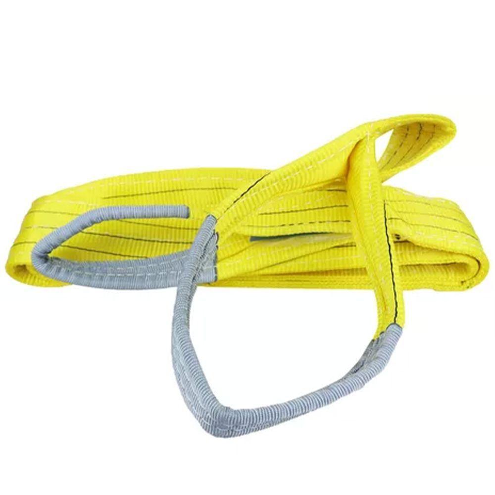 Cinta Elevaçao Carga 3 Toneladas 5 Metros Reforçada Resistente Construçao Obra Guincho Guindaste Mudança Multiuso - 4