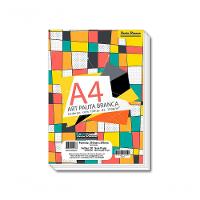 Bloco Para Desenho A4, 150 G, 10 Folhas, Caixa Com 10 Unidades Pauta Branca - 524088 - 1