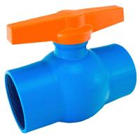 Registro Esfera Roscavel 2 Polegadas Irrigação Azul Viqua - 1