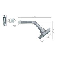 Chuveiro Blukit 290335 De Parede Cromado - 2