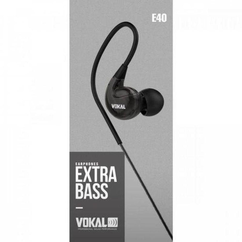 Fone De Ouvido Vokal E40 In Ear Preto - 3
