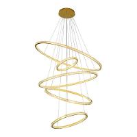 Lustre Pendente Skylight Saturno 3357 Dourado Led Bivolt Dourado - 1
