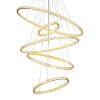 Lustre Pendente Skylight Saturno 3357 Dourado Led Bivolt Dourado - 2