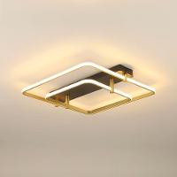 Plafon Skylight Listo 3107q Led Bivolt Preto/dourado - 2