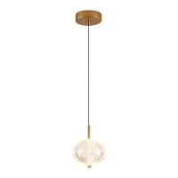 Lustre Pendente Nordecor Luse 2794 Ouro Champagne Led Bivolt - 1