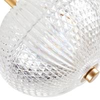 Lustre Pendente Nordecor Luse 2794 Ouro Champagne Led Bivolt - 3