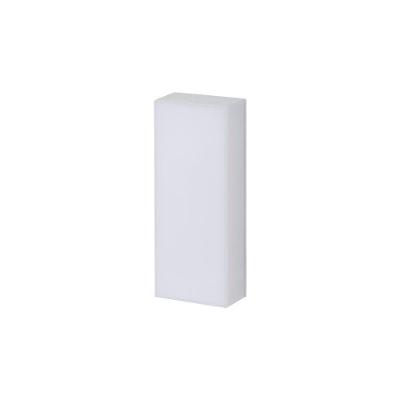 Arandela Stella Ice Retangular Led 20cm Ip65 5w Bivolt Branco 3000k Luz Amarela Stl21701br/30