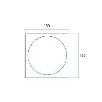 Grelha Para Ralo Click Inteligente Blukit 15x15 Cromado - 3