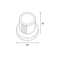 Acabamento Para Registro Blukit C40 Abs Cromado - 2