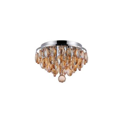 Plafon Skylight Aryas 3022 G9 Bivolt Cromado/champagne
