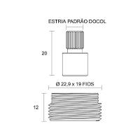 Conversor Para Registro De Pressão Deca / Rio / Tinco Para Acabamento Docol Blukit - 2