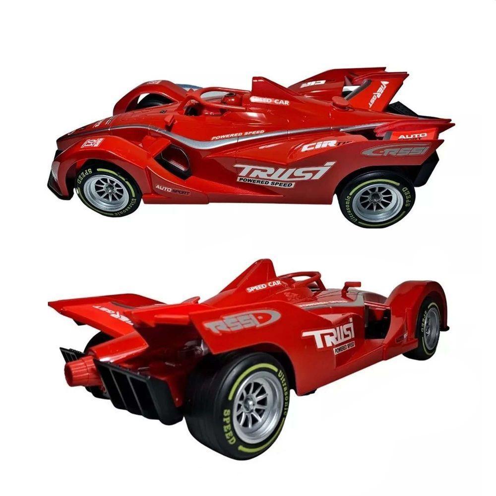 Carrinho De Controle Remoto Solta Fumaça Com 7 Funções Com Luzes Grand Prix - 3