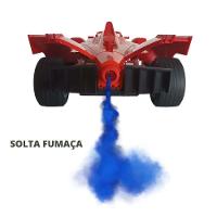 Carrinho De Controle Remoto Solta Fumaça Com 7 Funções Com Luzes Grand Prix - 6