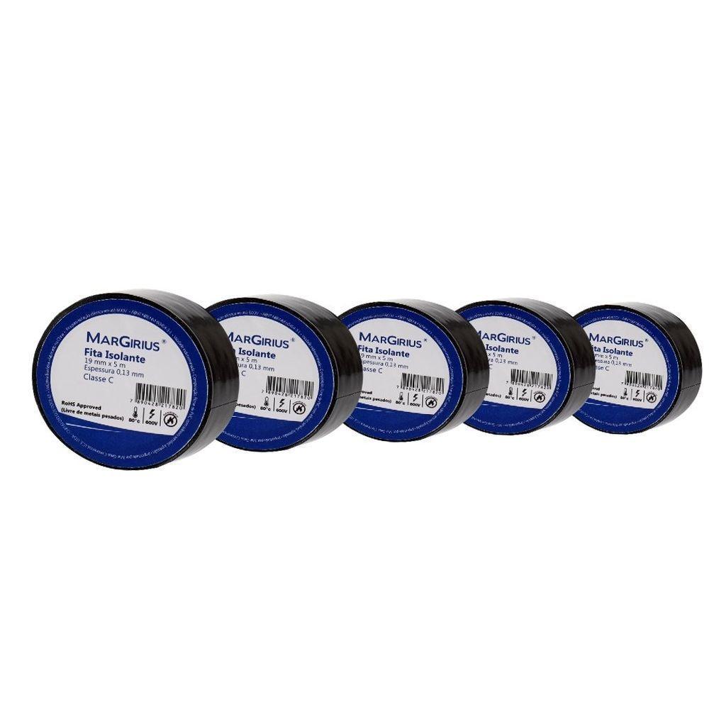 Fita Isolante Margirius - Classe C 5un - 1