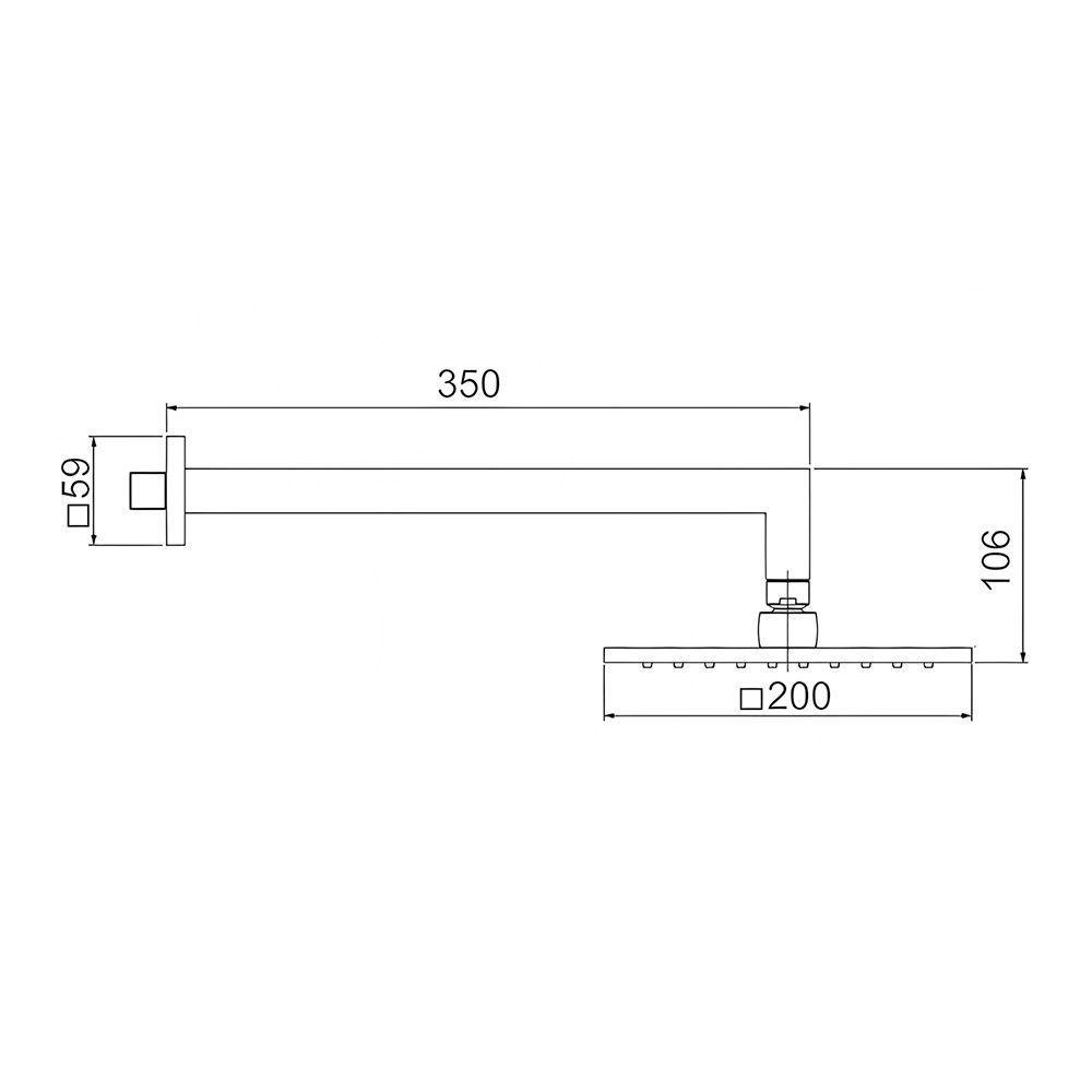 Chuveiro Lorenzetti Lorenquadra 7034 C16 De Parede Cromado - 2