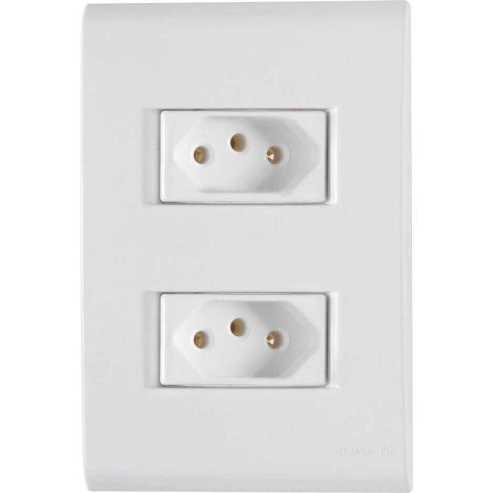 Conjunto 2 Tomadas 2p+t - 20a - Liz Branca - Tramontina - 1