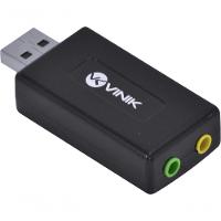 Adaptador Placa De Som Usb 7.1 Canais Virtual Ausb71 - 3