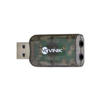 Adaptador Placa De Som Usb 5.1 Canais Virtual Ausb51 - 1