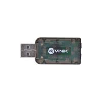 Adaptador Placa De Som Usb 5.1 Canais Virtual Ausb51